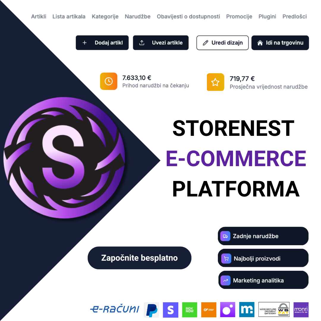 Storenest dashboard